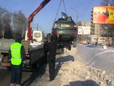 Фото погрузки авто на эвакуатор